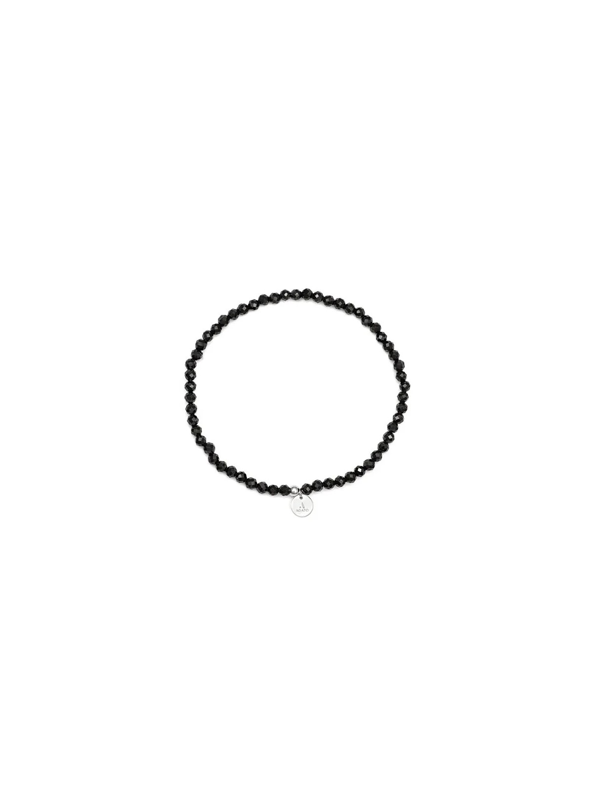 Agato Bracciale con perline di spinello POL-B04/17G donna
