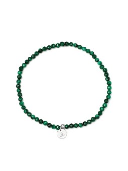 Agato Bracciale minerale con perline e malachite POL-B07/17G donna