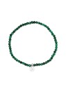 Agato Bracciale minerale con perline e malachite POL-B07/17G donna
