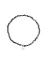 Agato Bracciale di perline minerali con ematite POL-B13/17G donna