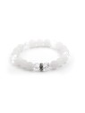 Agato Bracciale con perline di giadeite e cristallo MINK29/17 donna