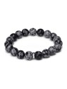 Agato Bracciale con perline di ossidiana MINK157/20 unisex