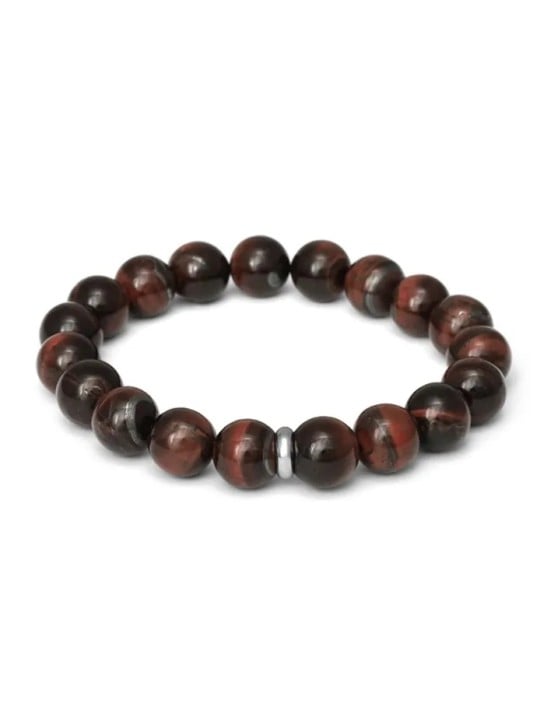 Agato Bracciale con perline a occhio di bue MINK158/20 unisex