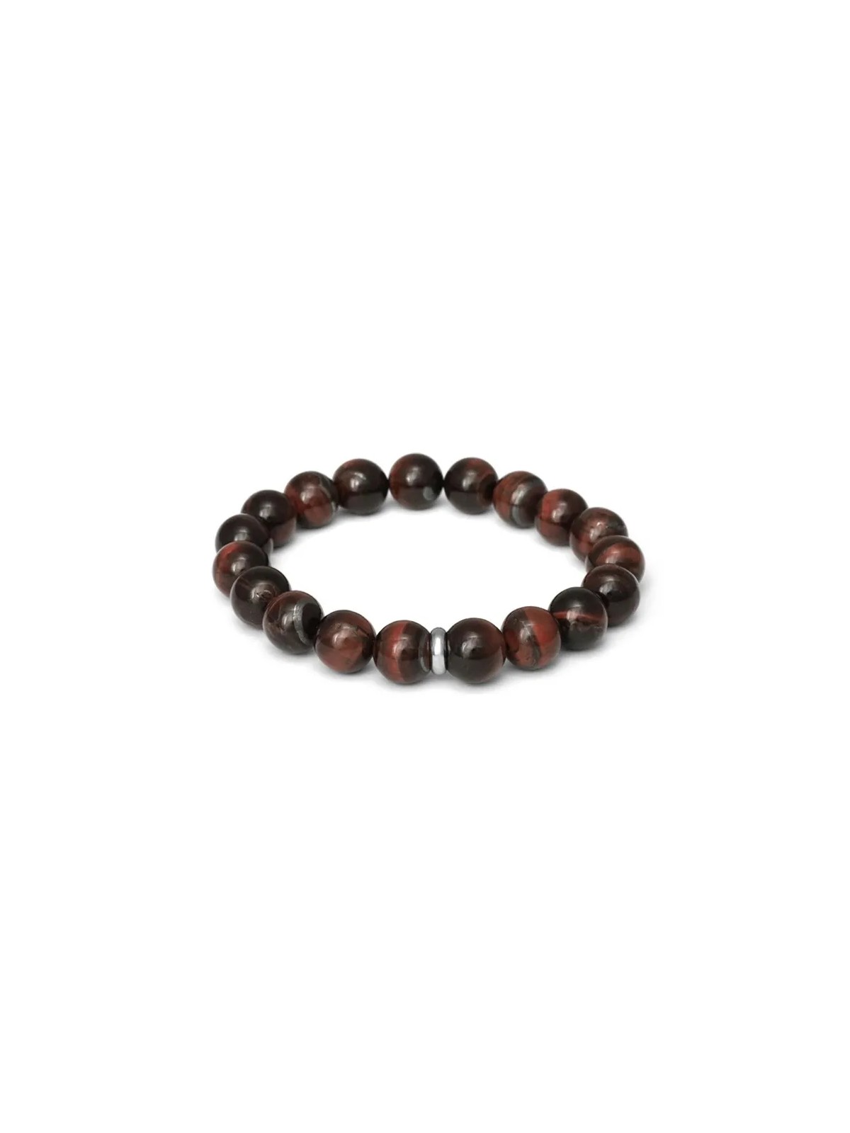Agato Bracciale con perline a occhio di bue MINK158/20 unisex