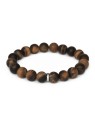 Agato Bracciale con perline di occhio di tigre MINK159/20 unisex