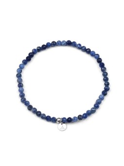Bracciale in perle di agato sodalite POL-B16/20G unisex