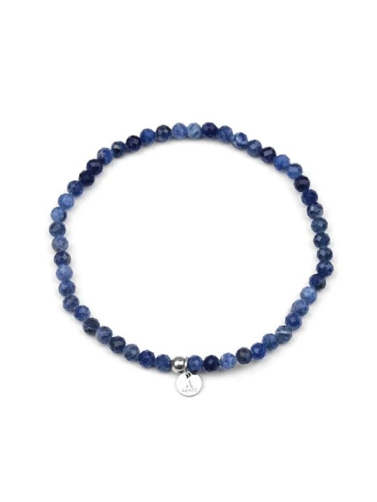 Bracciale in perle di agato sodalite POL-B16/20G unisex