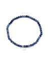 Bracciale in perle di agato sodalite POL-B16/20G unisex