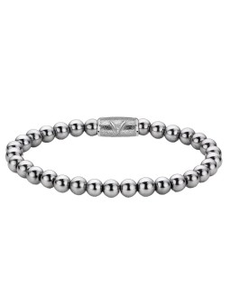 Rebel&Rose Bracciale con perline Silver Shine RR-6DV01-S - Dimensioni: 20 cm - L+ uomo