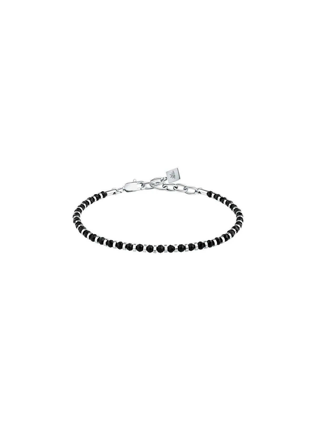 Morellato Bracciale da uomo con perline e pietre di agata S1733 uomo