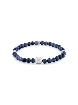Tommy Hilfiger Braccialetto di perline di sodalite blu Perline 2790608 uomo