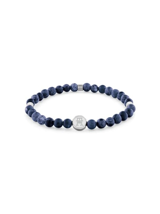 Tommy Hilfiger Braccialetto di perline di sodalite blu Perline 2790608 uomo