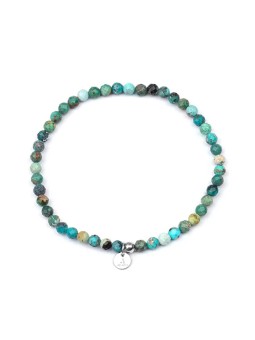 Agato Bracciale con perline turchese Hubei POL-B18/20G uomo