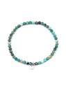Agato Bracciale con perline turchese Hubei POL-B18/20G uomo