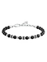 Morellato Bracciale da uomo con perline e onice Pietre S1748 uomo