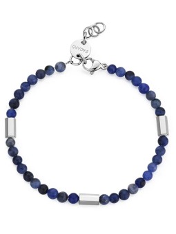 S'Agapõ Braccialetto di perline di sodalite Riot SRT11 uomo