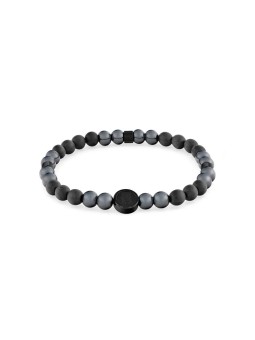 Tommy Hilfiger Bracciale con perline nere TH85 Beads 2790625 uomo