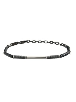 BREIL Bracciale in acciaio con ematite da uomo B Rocks TJ3639 uomo