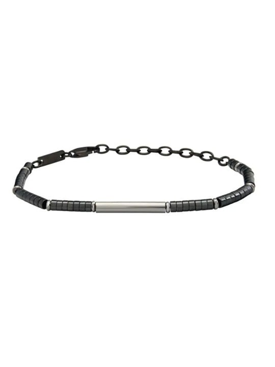 BREIL Bracciale in acciaio con ematite da uomo B Rocks TJ3639 uomo