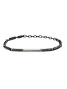 BREIL Bracciale in acciaio con ematite da uomo B Rocks TJ3639 uomo