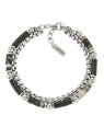 Amen Bracciale doppio da uomo con agata ACBR2BBNGR uomo