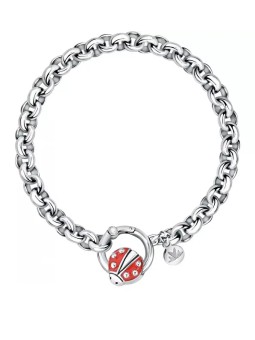 Morellato Bracciale in acciaio giocoso con coccine di coccinella SCZ1186 donna