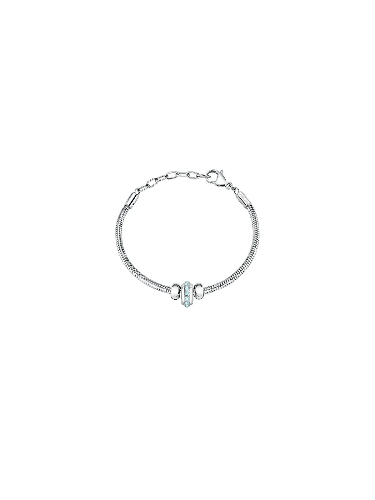 Morellato Bracciale in acciaio pregiato con cristalli Drops SCZ1257 donna
