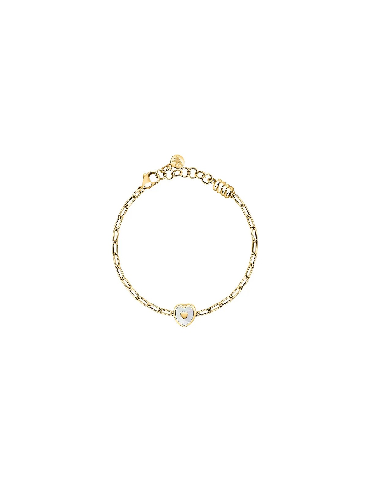 Morellato Bellissimo bracciale a forma di cuore con gocce placcate in oro SCZ1346 donna