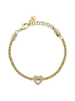 Morellato Elegante bracciale placcato oro con cuore Drops SCZ1394 donna