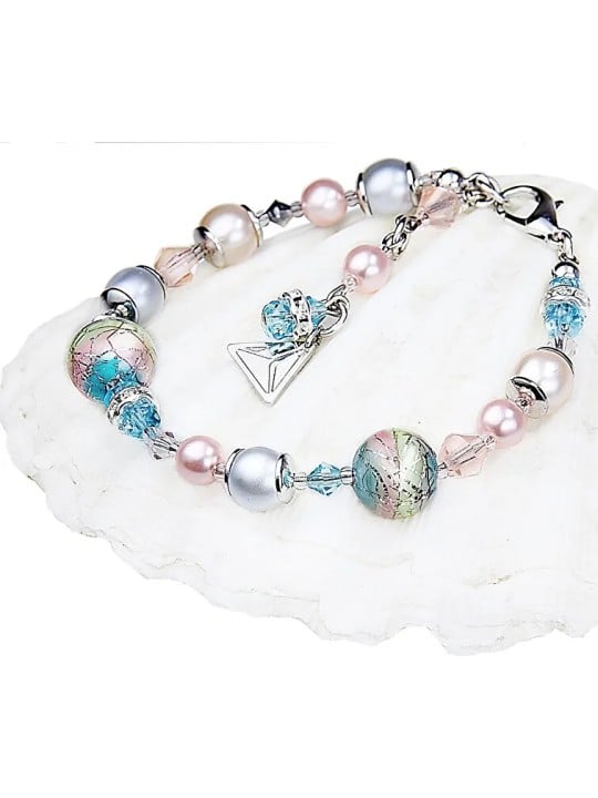 Lampglas Bracciale Gentle Sweet Childhood con perle Lampglas e argento puro BP22 donna