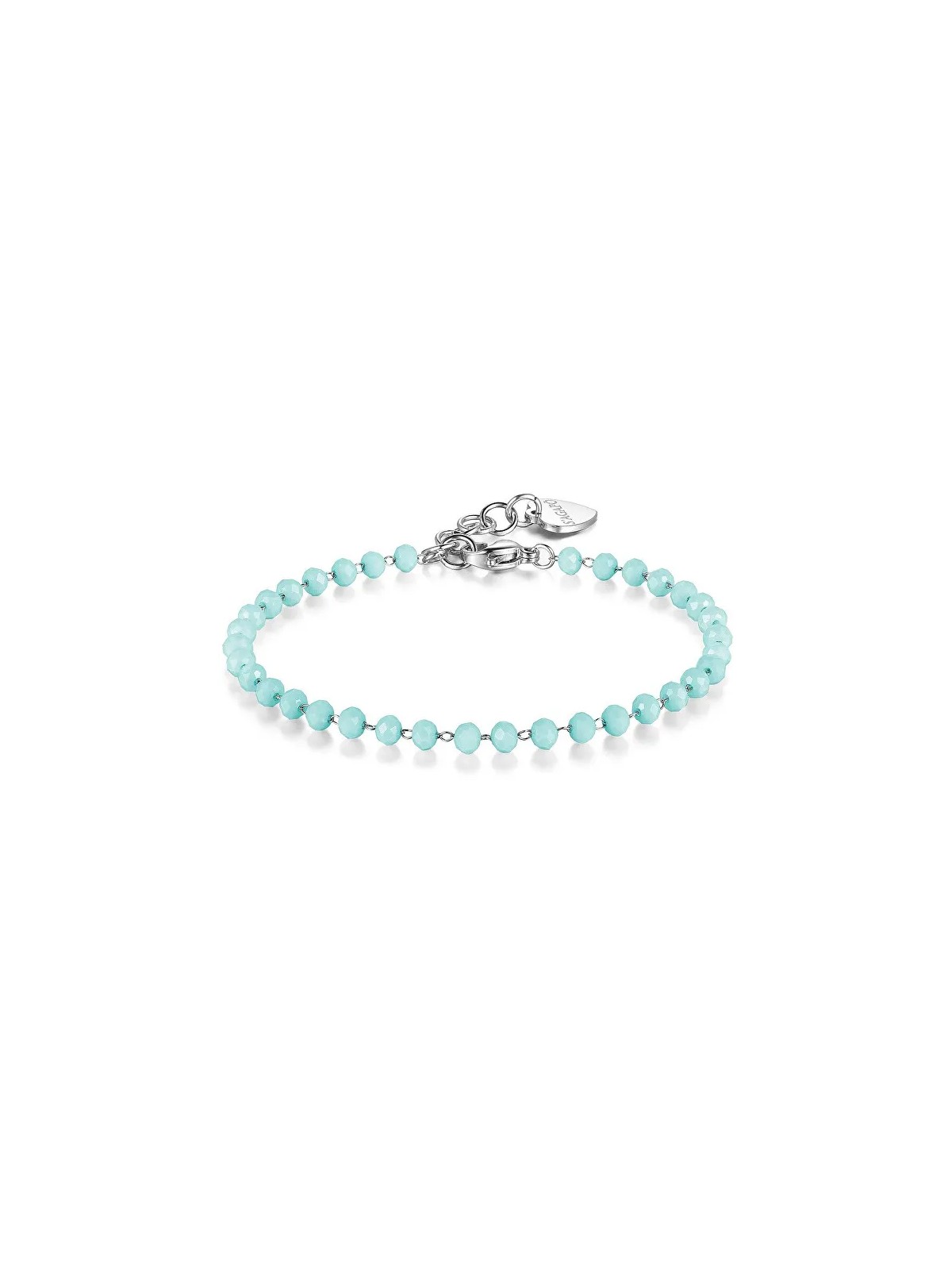 S'Agapõ Bracciale con perline turchesi per pendente Happy SHAC61 donna