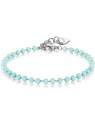 S'Agapõ Bracciale con perline turchesi per pendente Happy SHAC61 donna