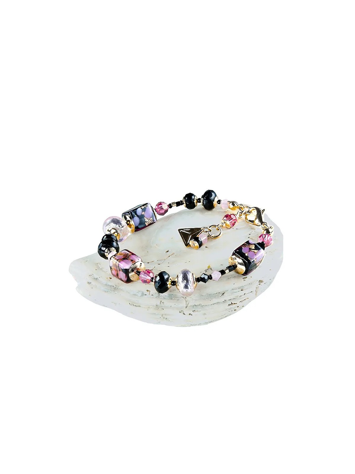 Lampglas Coppia romantica Sakura Cubes con 24 carte di credito e bicchiere in vetro perlato Lampada BCU46 donna