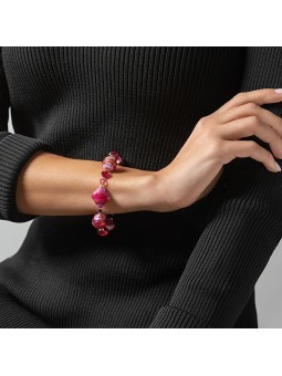 Lampglas Collana unica Berrylicious Gem con vetro a 24 carati in vetro perlato BRO15 donna