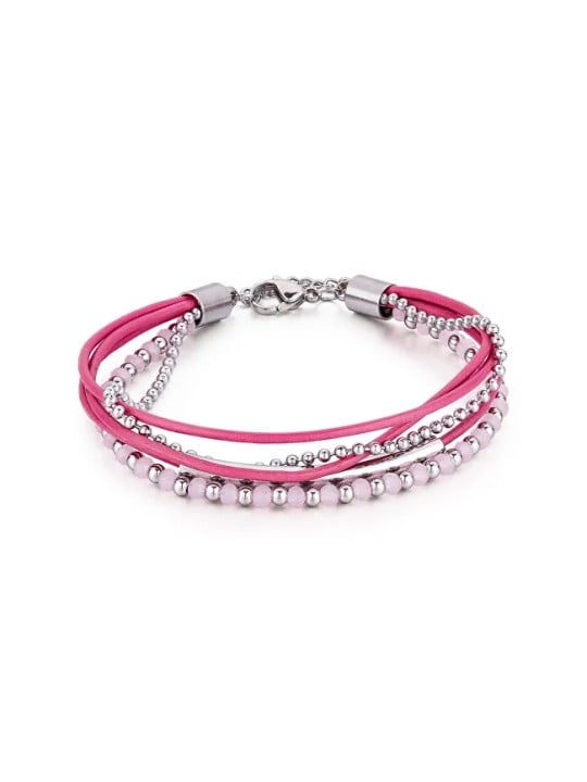 Troli Bracciale con perline rosa VESB0521S-C donna