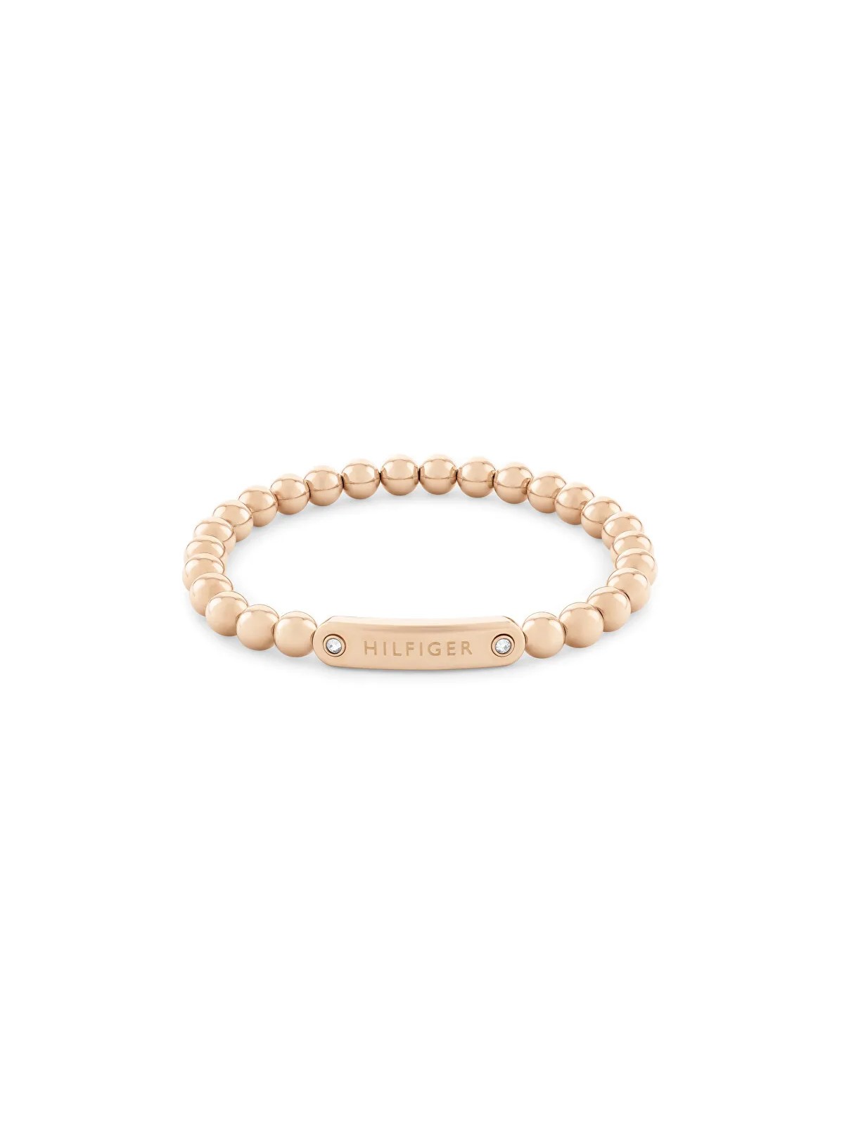 Tommy Hilfiger Bracciale in perline di bronzo da donna, perline di metallo 2780936 donna