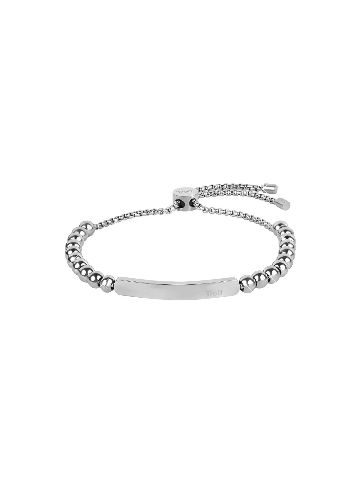 Troli Bracciale con perle in acciaio da donna