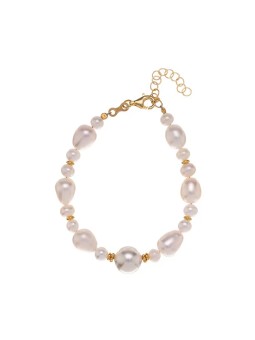Alisia Bracciale con perle di fiume AL4543-Oro donna