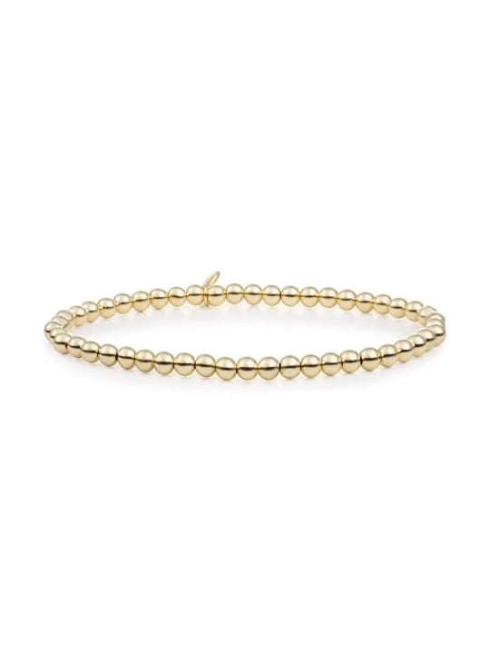 Sparkling Bracciale a sfere placcato oro da donna Saturno SB-G-4MM-ADD donna