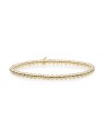 Sparkling Bracciale a sfere placcato oro da donna Saturno SB-G-4MM-ADD donna