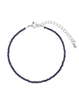 Evolution Group Bracciale di perline con pietre di arenaria blu 43055.3 arenaria blu donna