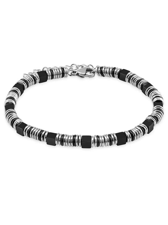 Troli Bracciale di perline in acciaio VESB1116SB unisex