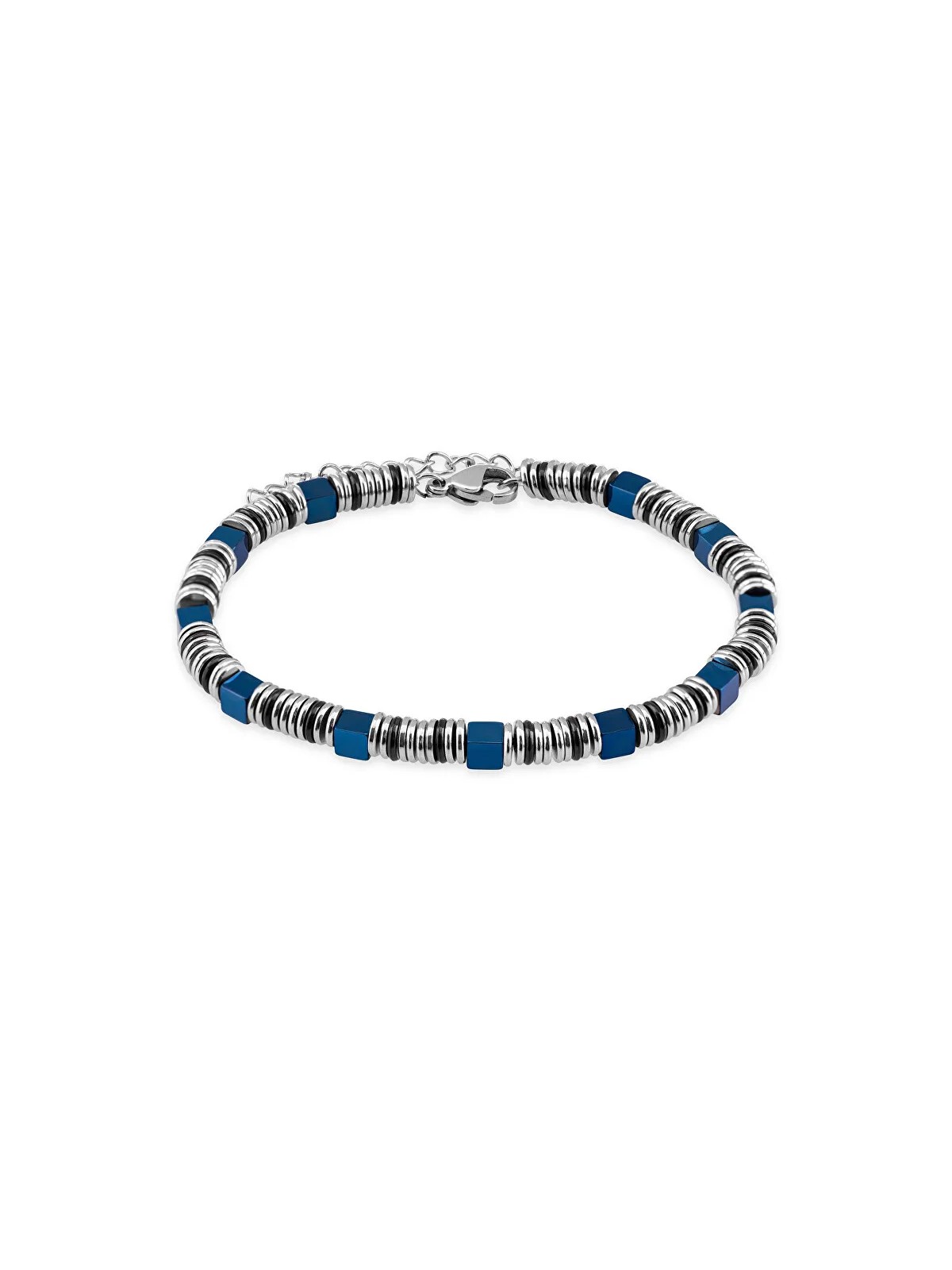 Troli Bracciale di perline in acciaio VESB1116SBL unisex