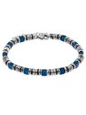 Troli Bracciale di perline in acciaio VESB1116SBL unisex