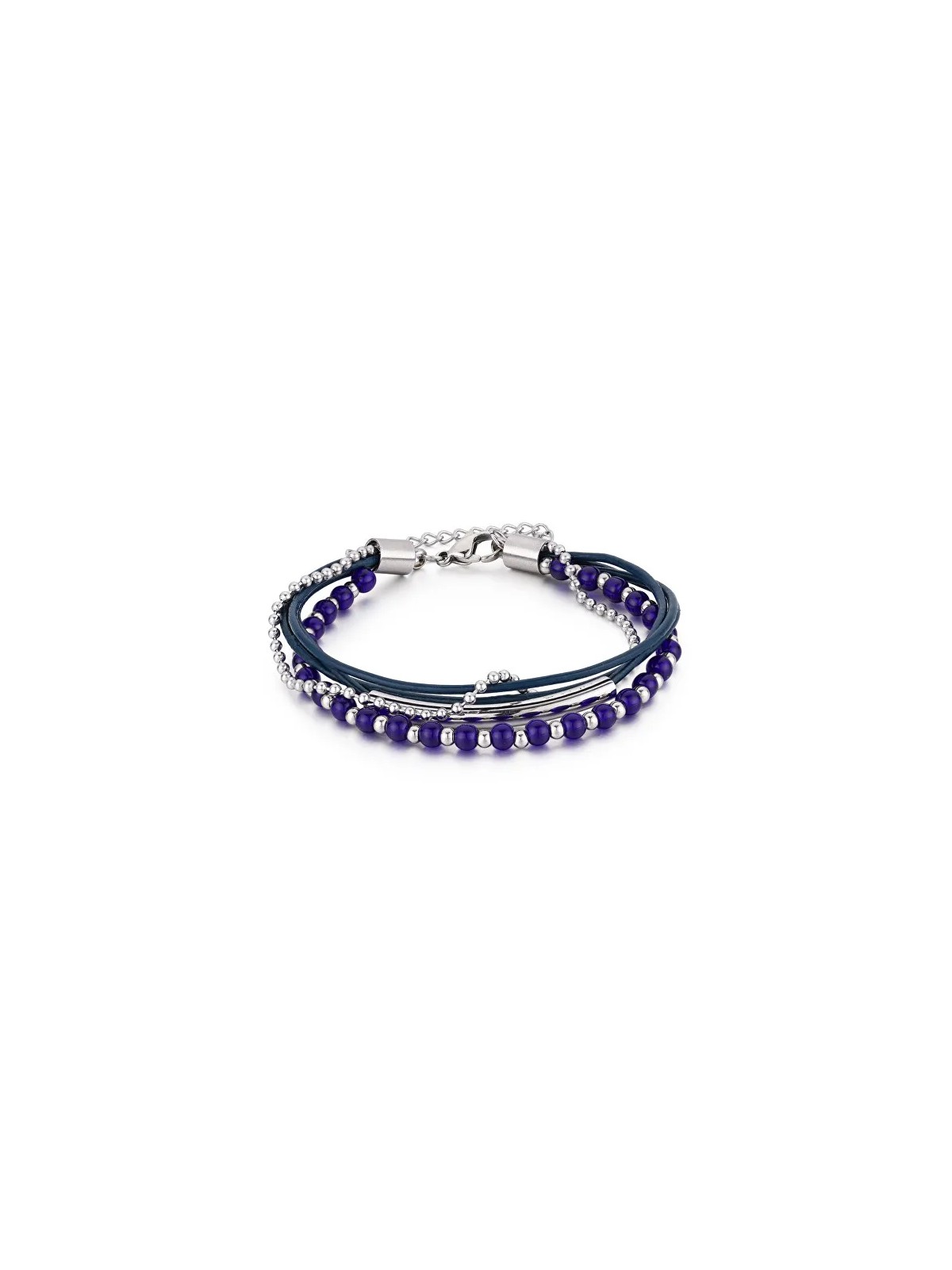 Troli Bracciale con perline blu VESB0521S-D unisex