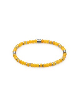 S'Agapõ Bracciale elastico con perline Madera SAD11 unisex