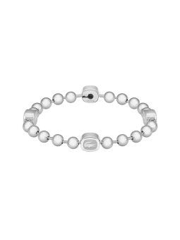 Lacoste Bracciale di perline in acciaio 2040408 uomo
