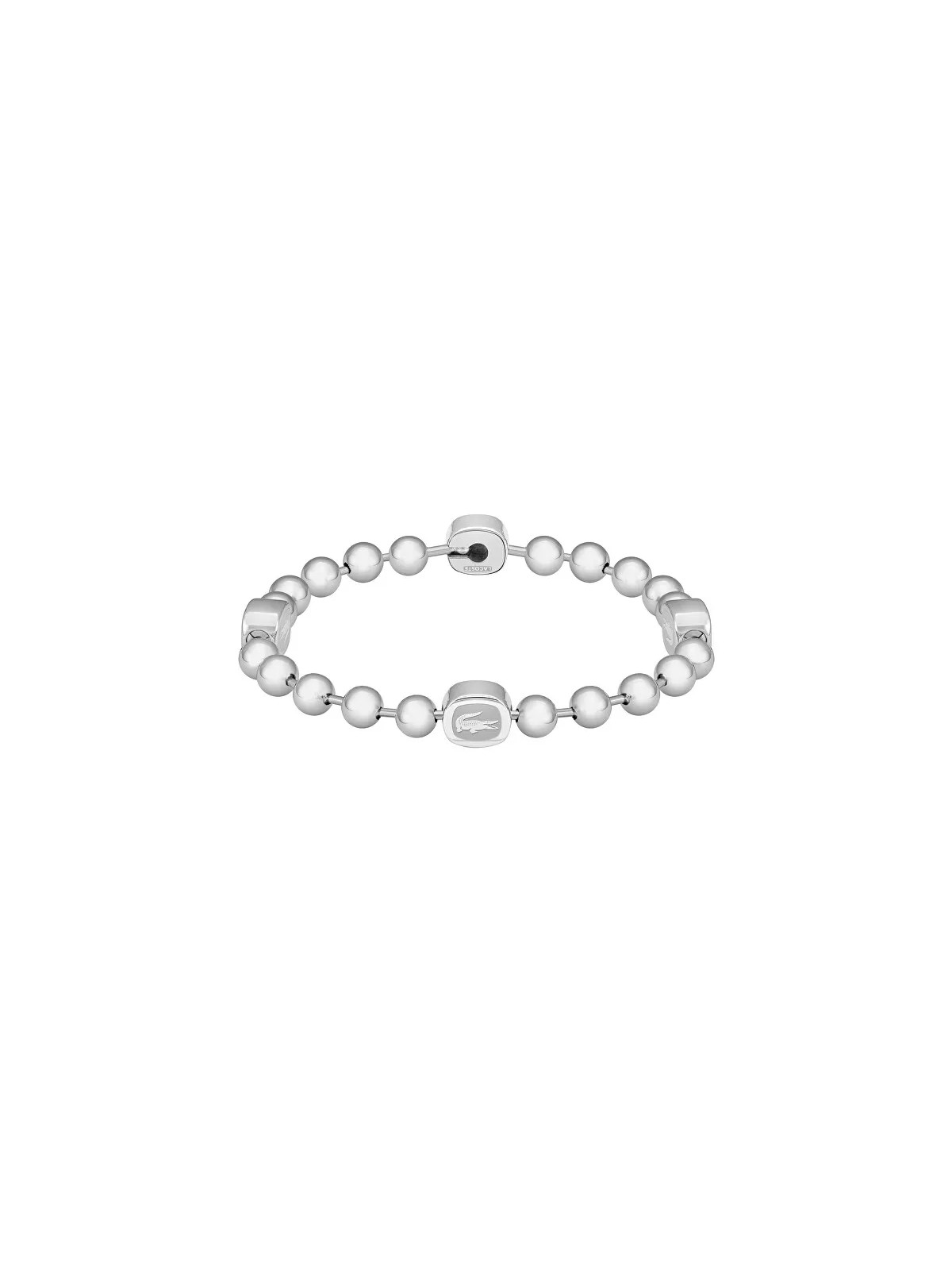 Lacoste Bracciale di perline in acciaio 2040408 uomo