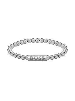 Hugo Boss Bracciale in acciaio con perle Sfera 1580658 - Lunghezza: 19 cm uomo