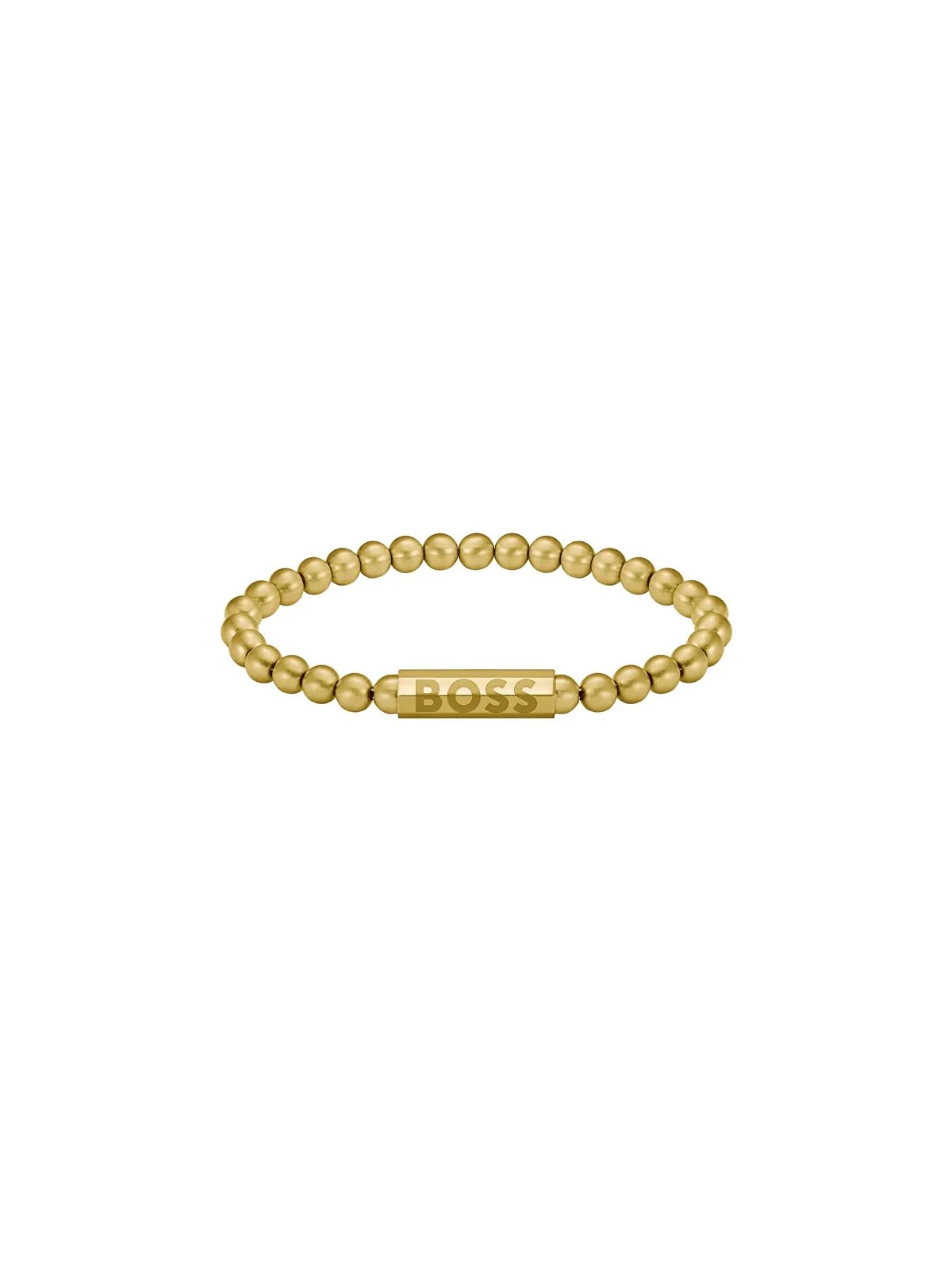 Hugo Boss Bracciale con perline placcato oro Sfera 1580666 - Lunghezza: 19 cm uomo